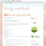 Candy and herbs